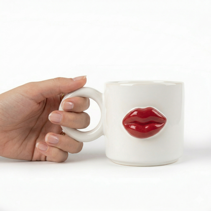 Seramik Kupa -Strand The Red Lip