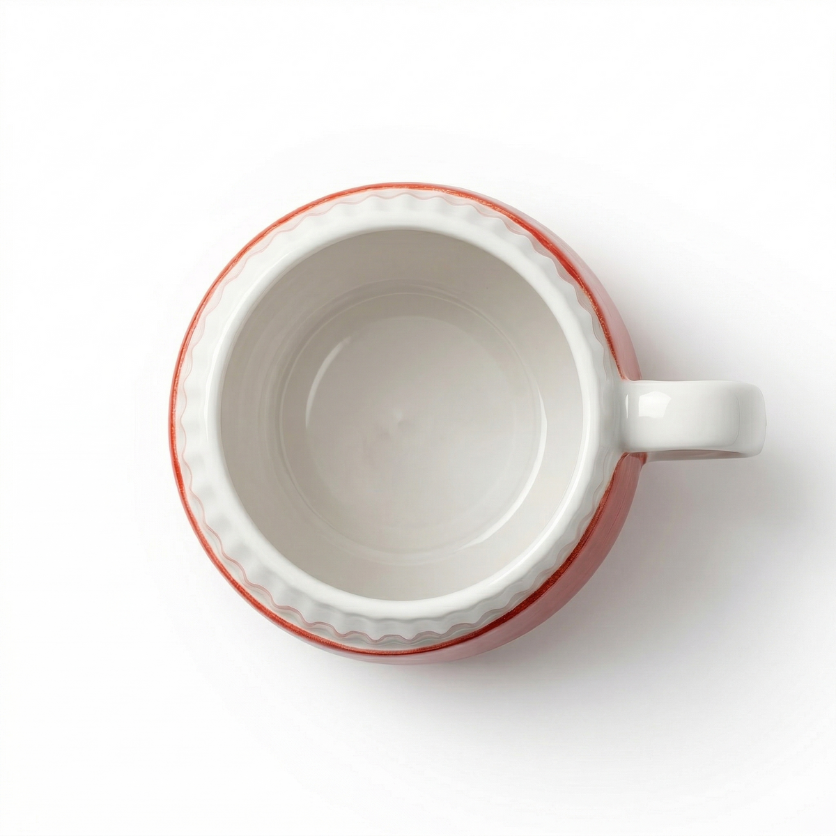 Seramik Kupa - Rustic Red