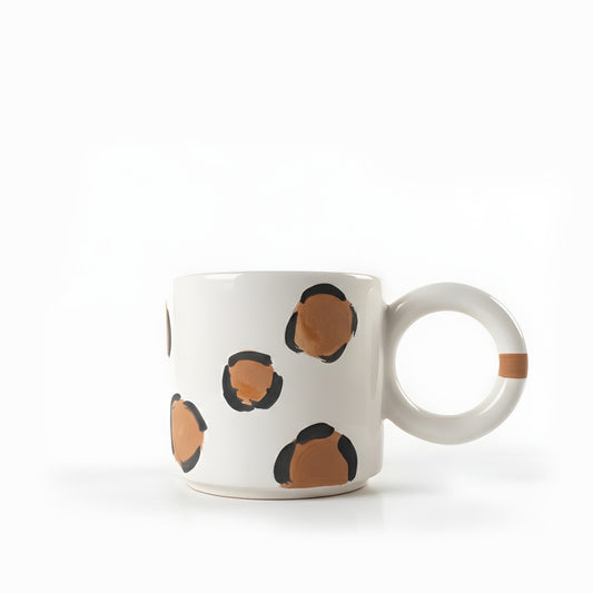 Seramik Kupa - Strand Leopard
