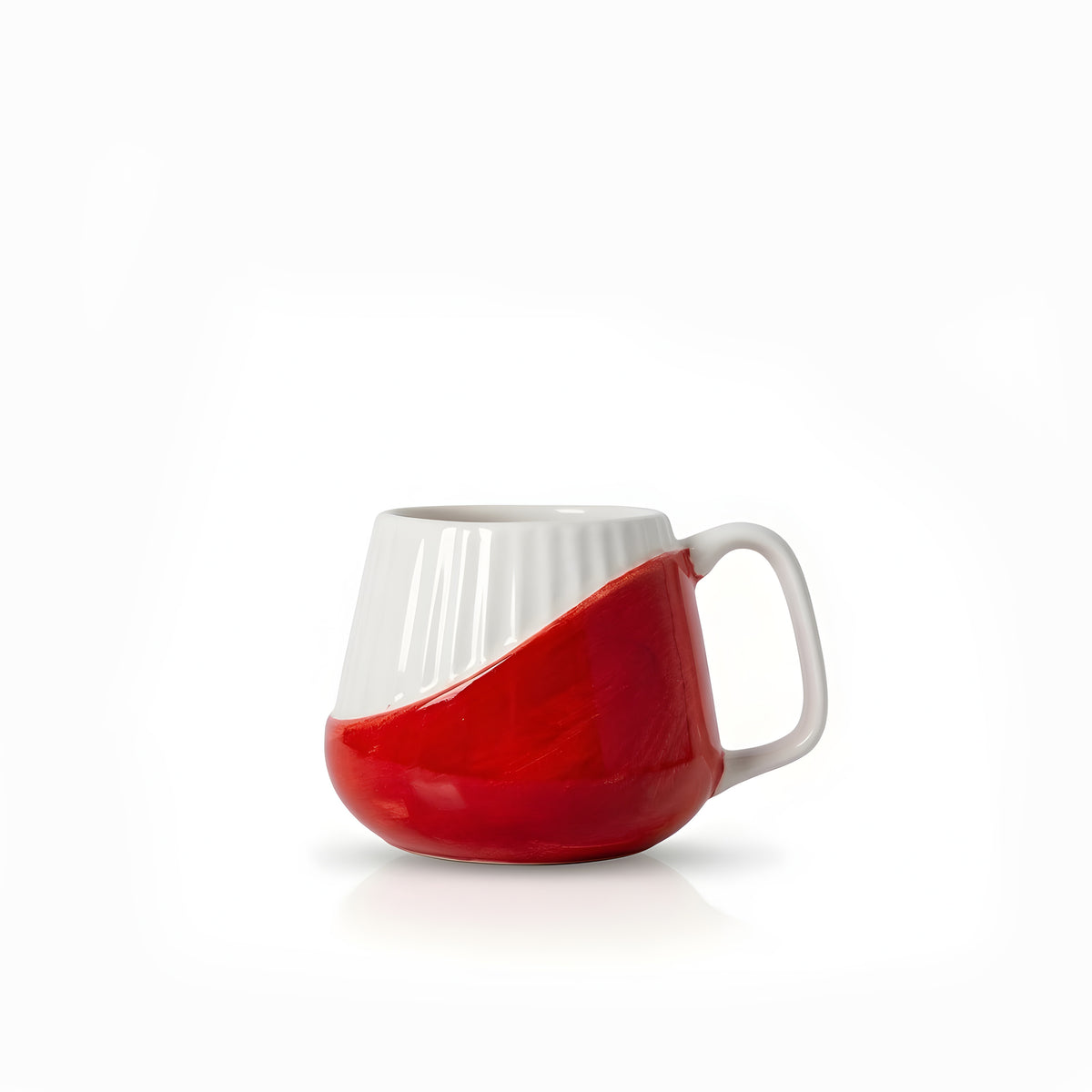Seramik Kupa - Rustic Red